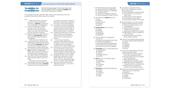 Vocabulary workshop level b unit 12 answers