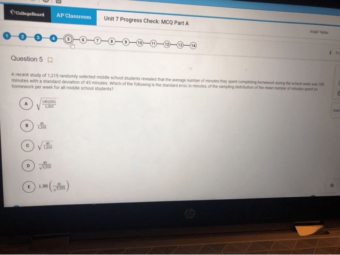 Unit 5 progress check frq part a