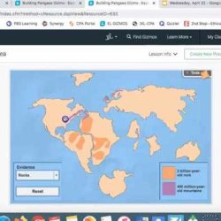 Gizmo answer key building pangaea