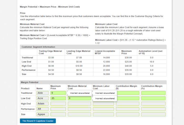 How to increase customer buying criteria in capsim